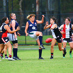 19-3-16. AJAX Jackettes practice match against Rosebud. Photo: Peter Haskin