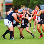 19-3-16. AJAX Jackettes practice match against Rosebud. Photo: Peter Haskin