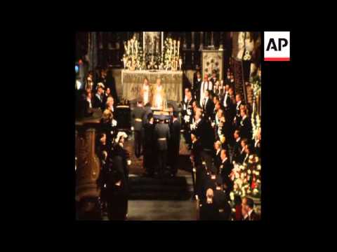 SYND 26-9-73 KING GUSTAV'S FUNERAL IN STOCKHOLM, SWEDEN