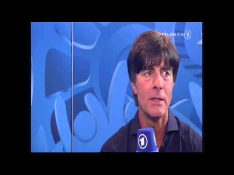 WM Deutschland gegen Argentinien 1 - 0 FINALE WM 2014 INTERVIEW Joachim Löw