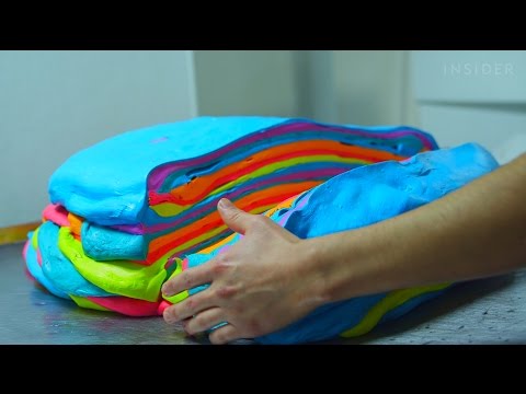 How "Rainbow Bagels" are made