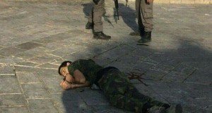 14 year old boy murdered in Jerusalem near Damascus Gate.  Photo Credit: شبكة قدس الإخبارية