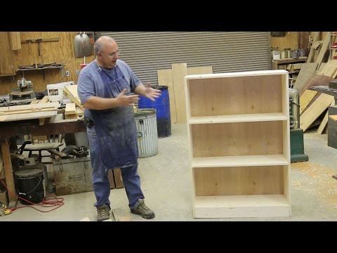 Beginning Woodworking:  Building a Simple Bookcase