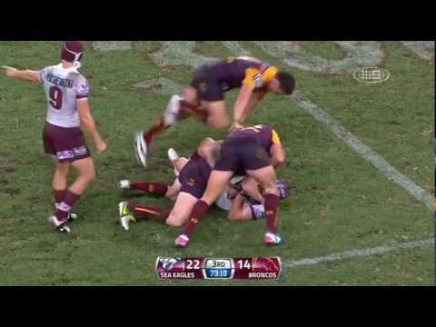 NRL 2013 Round 1 Brisbane Broncos vs Manly Sea Eagles