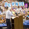 KENNER, LA - JULY 26:  Democratic presidential candidate Senator Bernie Sanders (I-VT) (C) speaks to guests at the Louisiana Rally with Bernie Sanders at Ponchartain Center on July 26, 2015 in Kenner, Louisiana.  (Photo by Josh Brasted/Getty Images)