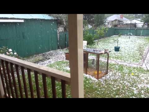 Huge hail storm in Queanbeyan