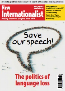 Save our speech - the politics of language loss