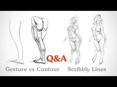 Q&A - Gesture vs Contour and Scribbly Lines