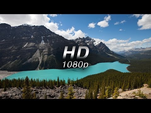 "Mountains of Majesty" (w Music) 1 Hour HD Nature Relaxation Video with Music 1080p