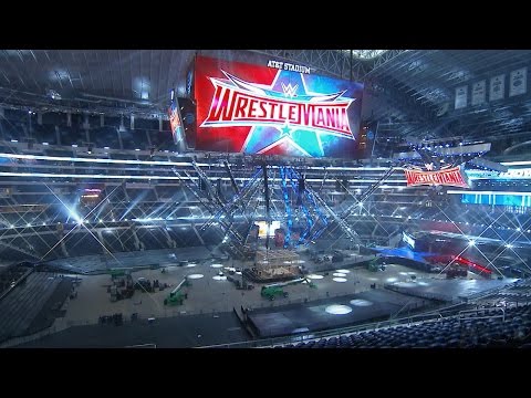 A peek inside AT&T Stadium to see WrestleMania 32's set construction: SmackDown, Mar. 31, 2016