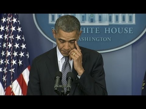 Newtown, Connecticut Shooting: Obama Tears up in Emotional Statement - ABC News