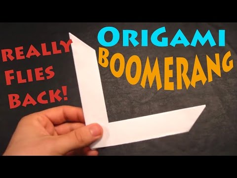 How to Make an Origami Boomerang - Rob's World