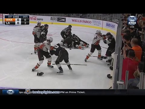 Rickard Rakell vs Kris Versteeg & Kevin Bieksa vs Andy Andreoff Mar 5, 2016