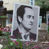 A memorial to murdered teachers in Bogotá, Colombia. Las2Orillas