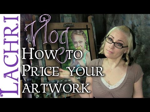 Tips for pricing your artwork - artist vlog  w/ Lachri