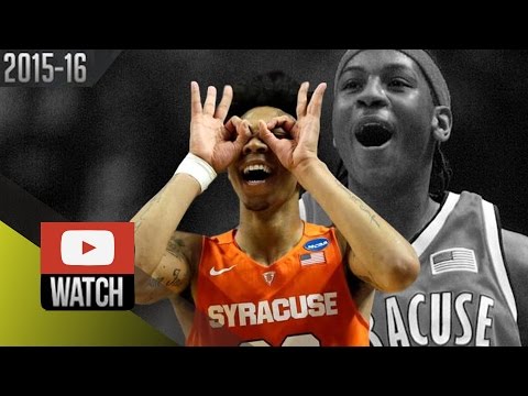 Malachi Richardson Syracuse Highlights Elite Eight 3.24.16 vs Virginia - 23 Pts, Melo Mode!