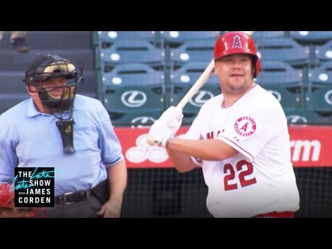 James Corden Takes a Swing at Major League Baseball