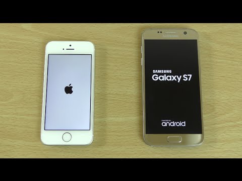 Apple iPhone SE vs Samsung Galaxy S7 - Speed & Battery Test!