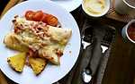 Scrambled Egg Crepes & more: thebeach great ocean road in Great Ocean Road Waterfront