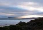 Sunrays over the hills: thebeach great ocean road in Great Ocean Road Waterfront