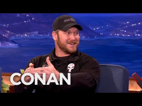 "American Sniper" Chris Kyle Interview  - CONAN on TBS