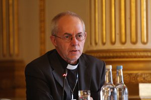 The Archbishop of Canterbury, the Most Revd and Rt Hon Justin Welby at the Mobilising Faith Communities in Ending Sexual Violence in Conflict meeting in London