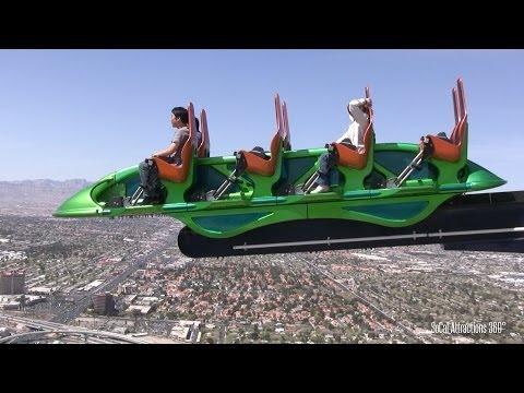 [HD] FULL Stratosphere Tower Tour - 4 Rides - Highest Thrill Rides in the World - Las Vegas