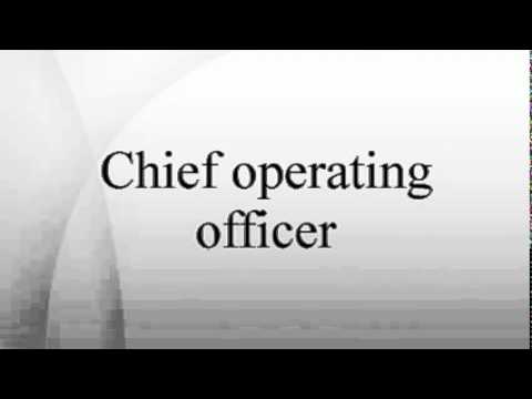 Chief operating officer