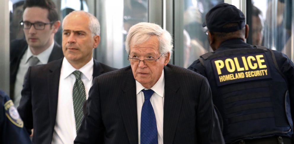 PHOTO: Former House Speaker Dennis Hastert arrives at the federal courthouse, June 9, 2015, in Chicago for his arraignment on federal charges that he broke federal banking laws and lied about the money when questioned by the FBI. 