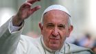 Pope Francis restated the church’s position that there are “absolutely no grounds” to equate gay unions to heterosexual marriage. Photograph: EPA