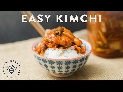 Easy Kimchi Recipe - Honeysuckle