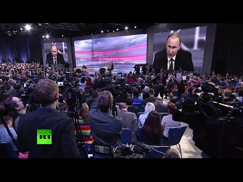 Ежегодная пресс-конференция Владимира Путина