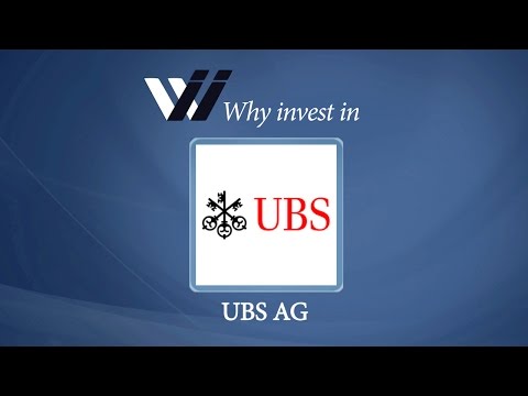 UBS AG - Why Invest in