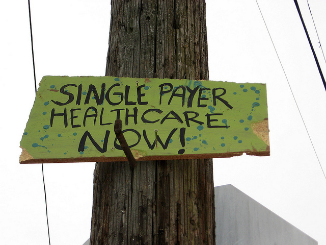 Single payer healthcare now!