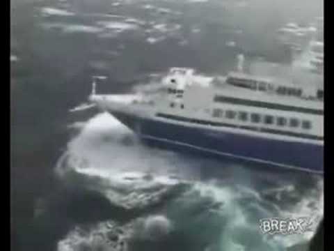 Cruise Ship Caught In Cyclone