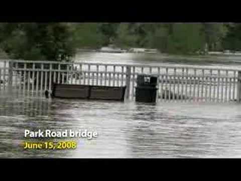 Scenes from 2008 Flood at the University of Iowa