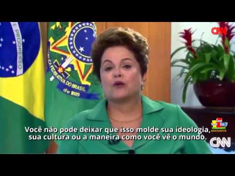 Dilma Rousseff - Christiane Amanpour interview with Brazilian President #HD #3D [LEGENDADO]