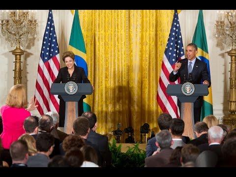 President Obama and the President of Brazil Hold a Joint Press Conference