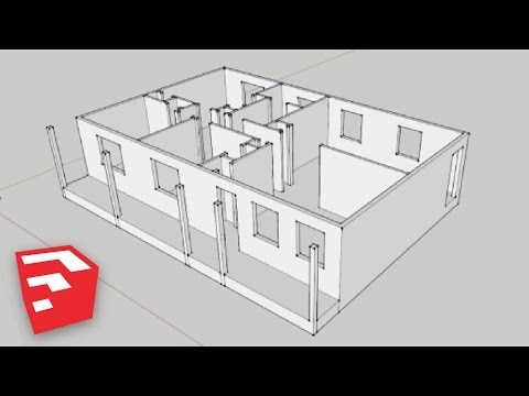 SketchUp 8 Lessons: Advanced House Building