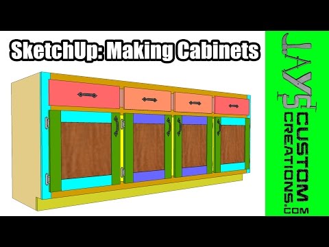 SketchUp: Making Cabinets - 168