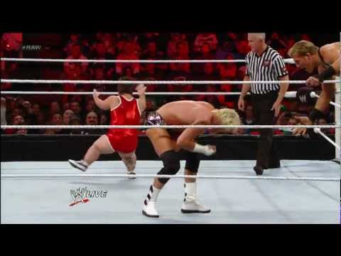 Brodus Clay & Hornswoggle vs. Dolph Ziggler & Jack Swagger: Raw, April 23, 2012