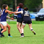 19-3-16. AJAX Jackettes practice match against Rosebud. Photo: Peter Haskin