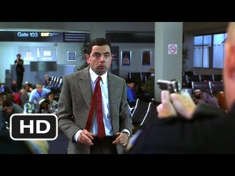 Bean (3/12) Movie CLIP - Airport Police Chase (1997) HD