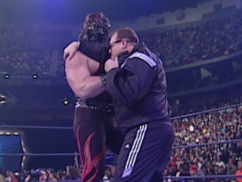 Hall of Fame: Drew Carey competes in the 2001 Royal Rumble