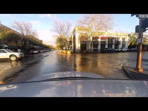 A drive through Chico CA in Fall - Time-lapse