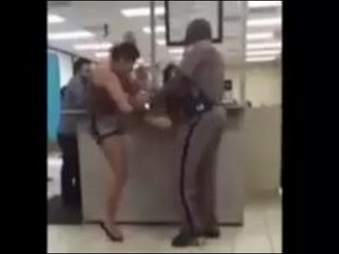 Woman gets into brawl with trooper at Deerfield Beach DMV