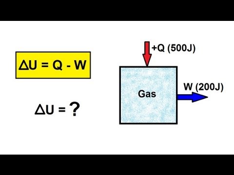 Physics - Thermodynamics: (1 of 22) What is the First Law of Thermodynamics?