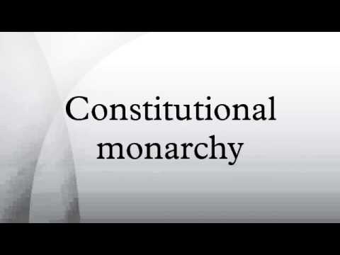 Constitutional monarchy