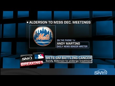 New York Mets GM Sandy Alderson battling cancer