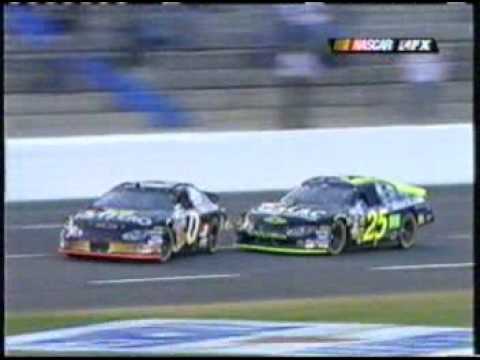 2005 Nextel - Brian Vickers spin Mike Bliss out to win the Open